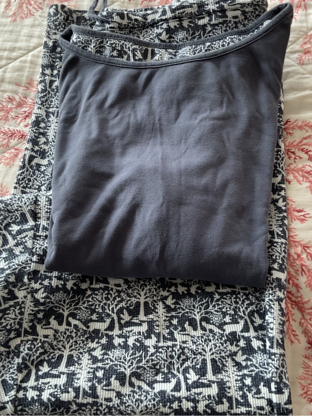 Talbots Plus Women's Blue Patterned - PJ Plus Size X